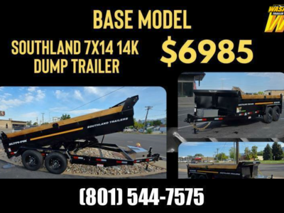 2026 Southland Trailers 7X14 14K BASE MODEL Dump Trailer
