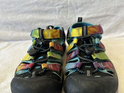 Keen Youth Size 1 Rainbow Washable Hiking Sandals