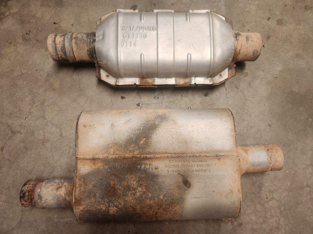 Muffler and Catalytic Converter