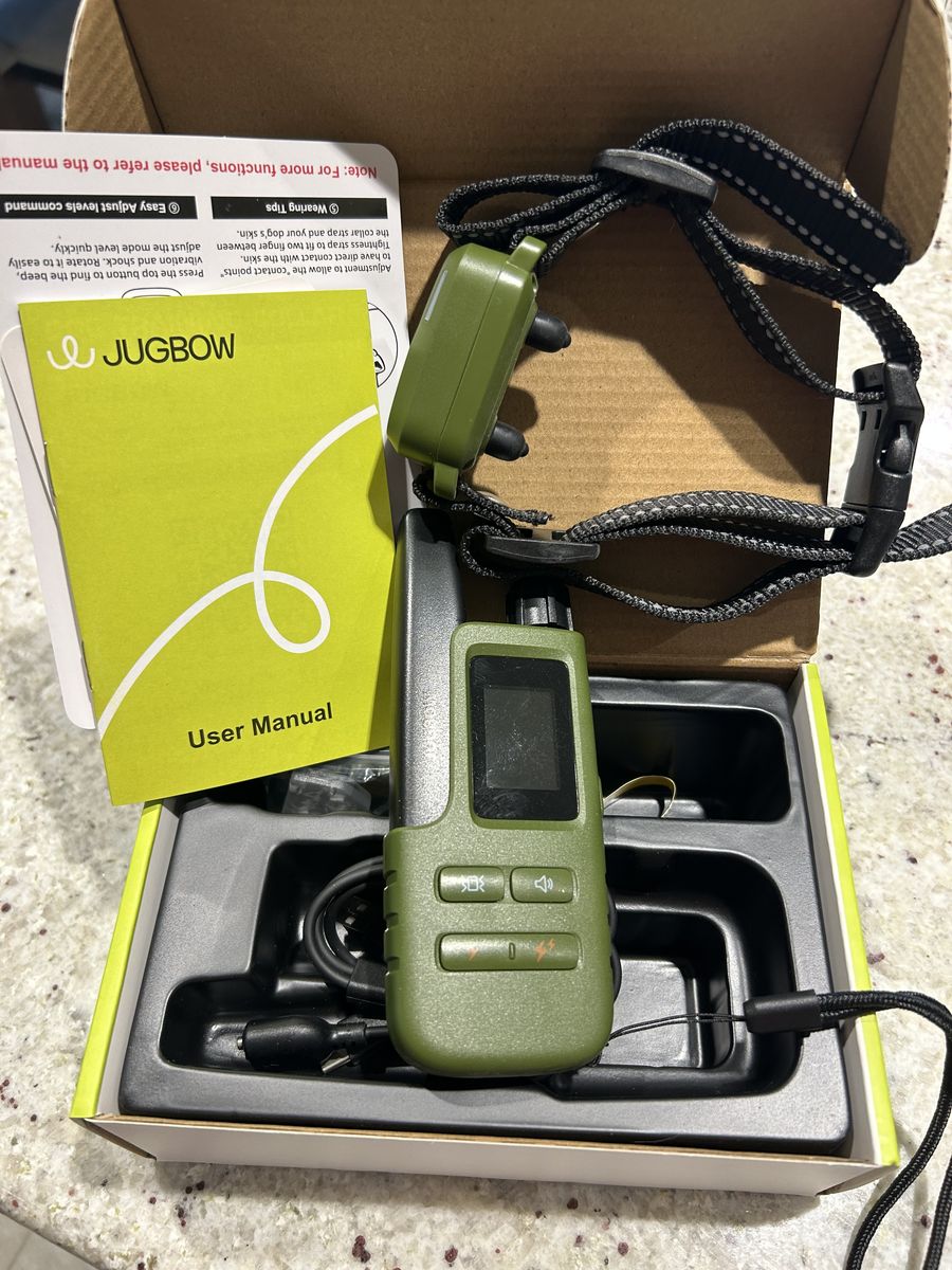 Jugbow dog trainer collar