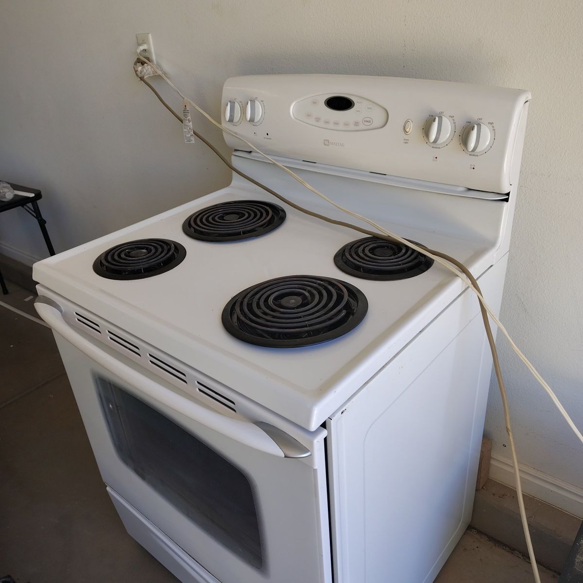 Maytag electric range