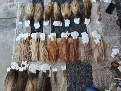 Hotheads Human Hair Extensions - 12 Inch Lengths, Various Colors, New in Packaging