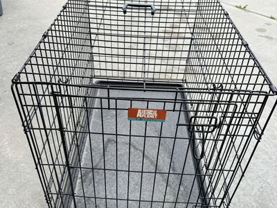 Animal Planet Foldable Metal dog Pet Crate Cage Lg