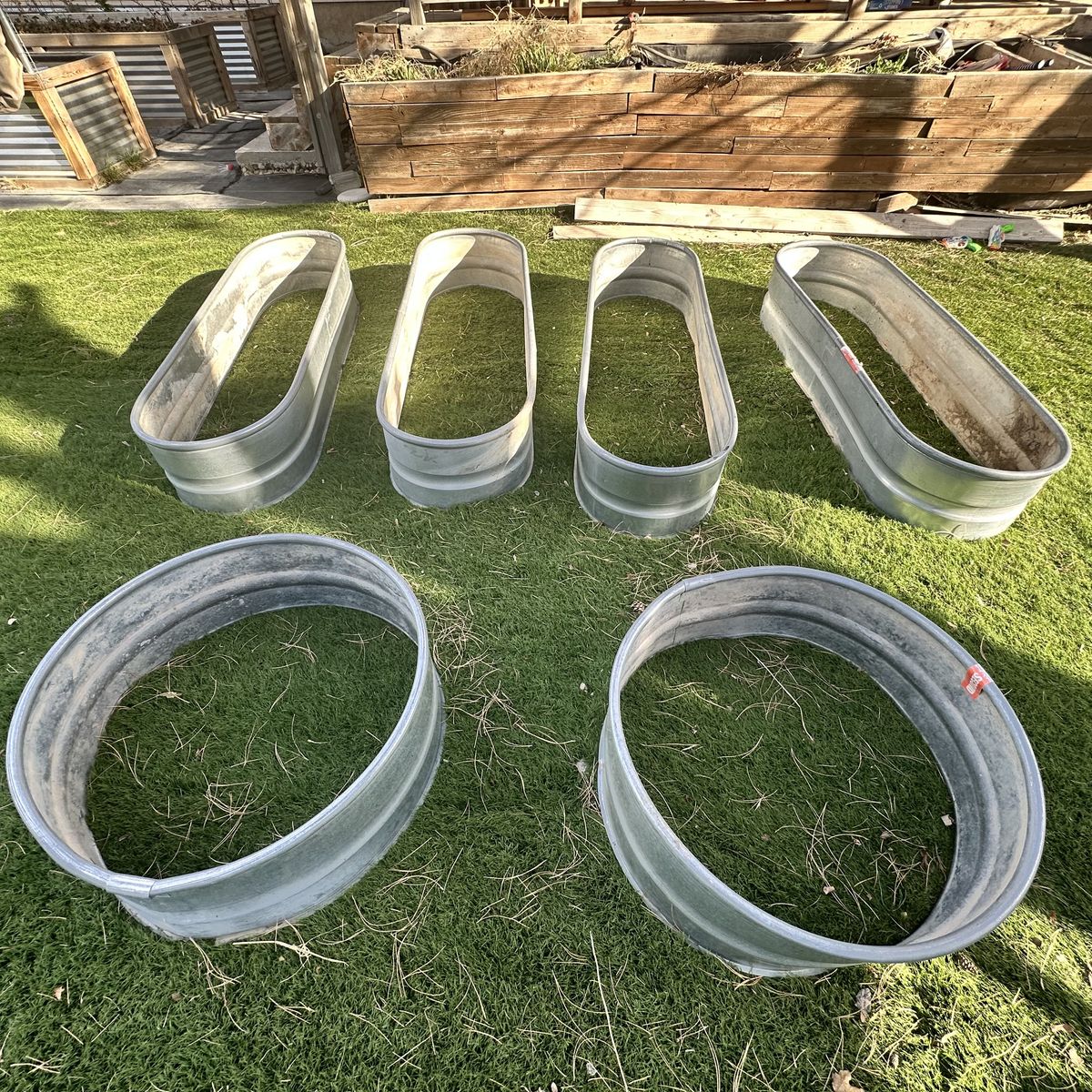 Galvanized Steel Bottomless beds (gardening)