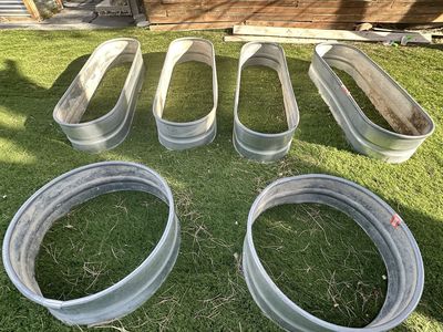 Galvanized Steel Bottomless beds (gardening)