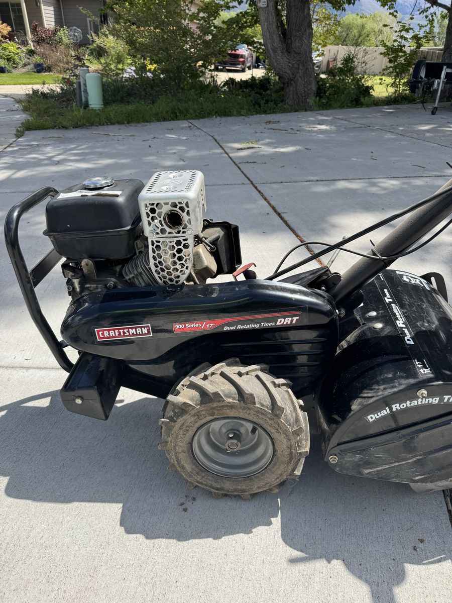 Craftsman rear tine tiller
