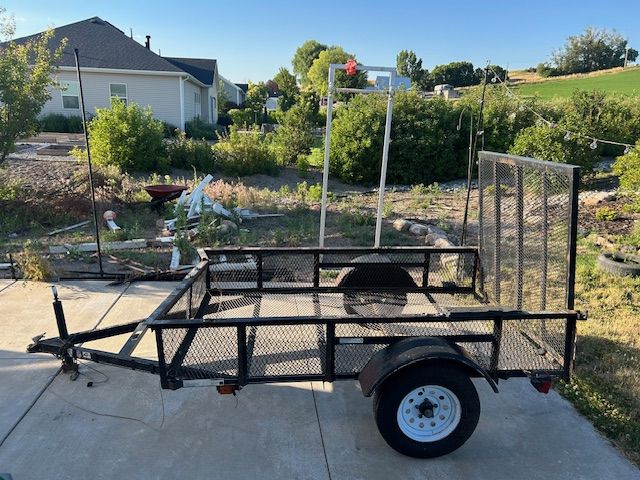 8' trailer with brand new spare tire