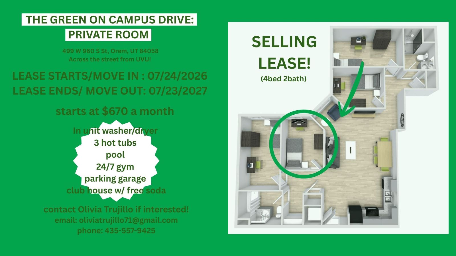 The Green on Campus Drive