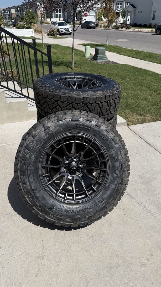 Ford F150 Raptor Rims and Tires 37/12.50R20 Nitto Recon Grappler Load E 
