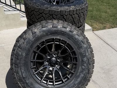 Ford F150 Raptor Rims and Tires 37/12.50R20 Nitto Recon Grappler Load E