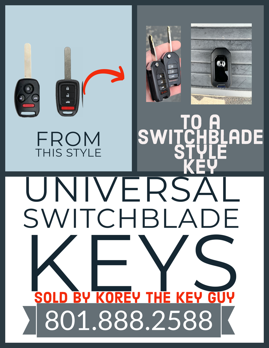 Automotive Switchblade keys Car Truck SUV Locksmith