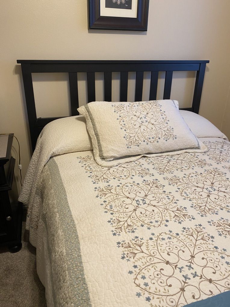 Headboard, Footboard And End Table