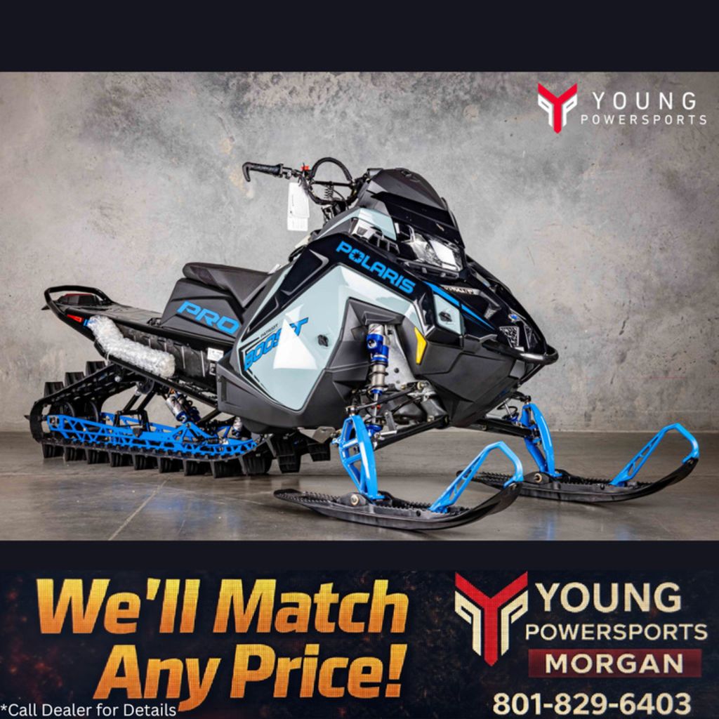 2026 Polaris® Patriot Boost PRO RMK 155 Hemlock Blue / Black / Velocity Blue