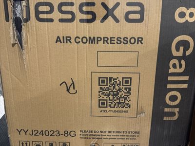 Nessxa 8 Gallon Ultra Quiet Air Compressor 1.5 HP 115 PSI Oil-Free
