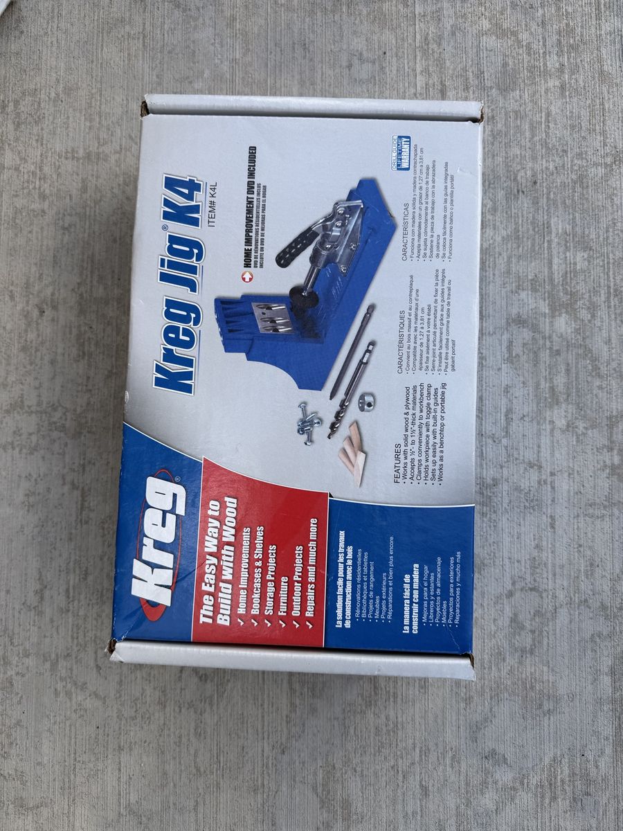 Kreg K4 Pocket Hole Jig System – NEW IN BOX