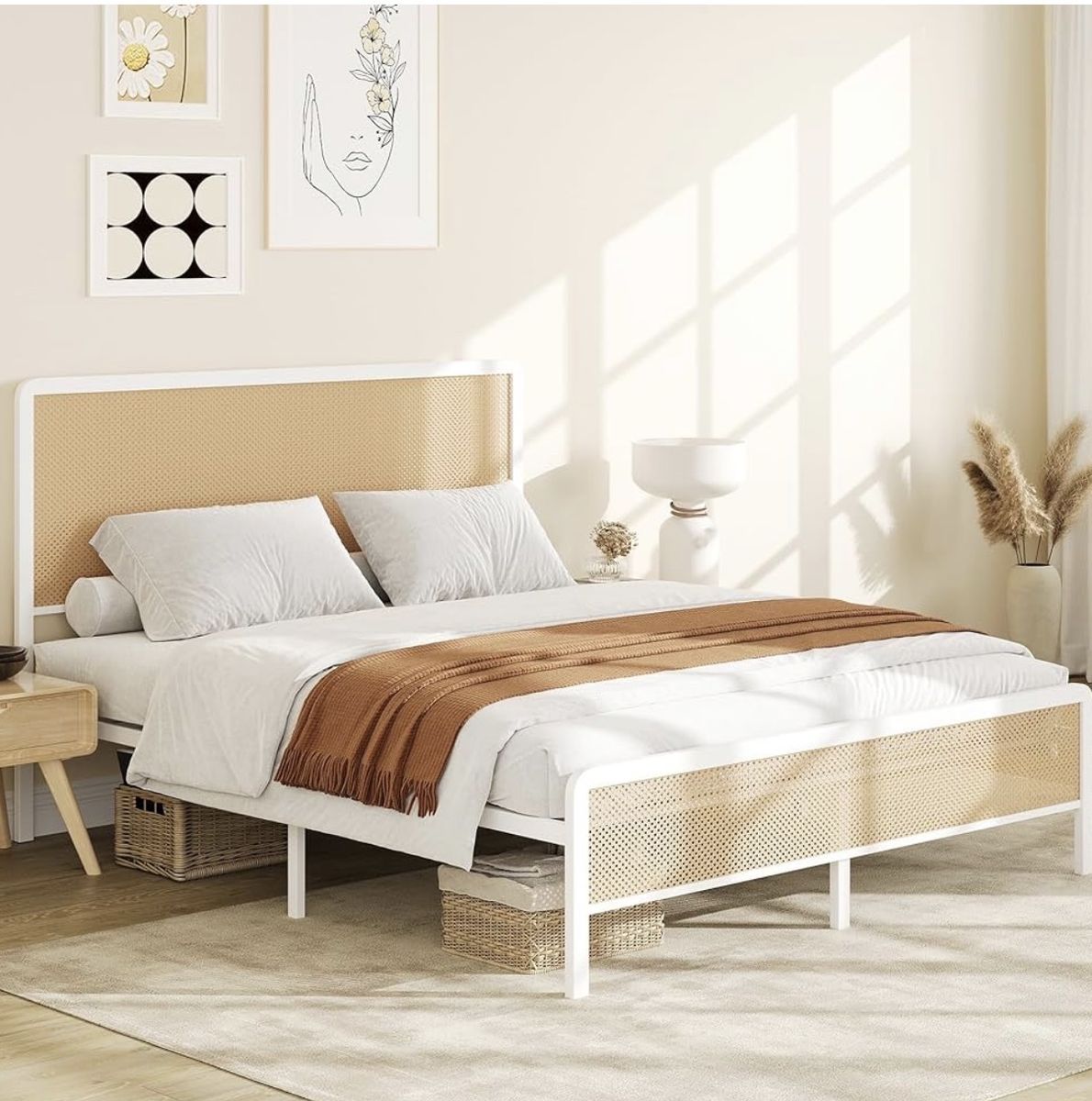 Brand New Queen Rattan Bed Frame