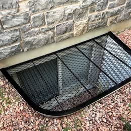Custom Black Metal Window Well Covers for Safety and Security