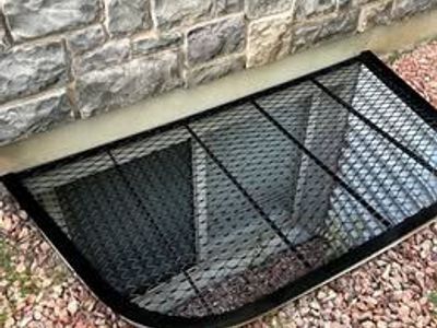 Custom Black Metal Window Well Covers for Safety and Security