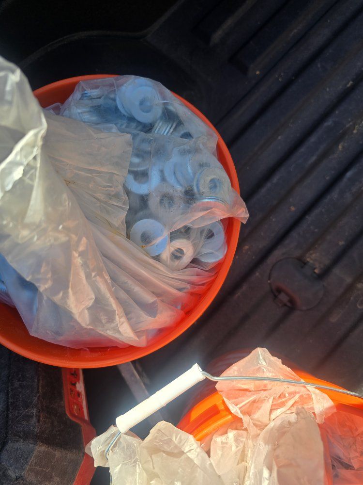 Bulk Lot: Nuts, Carriage Bolts, & Washers -