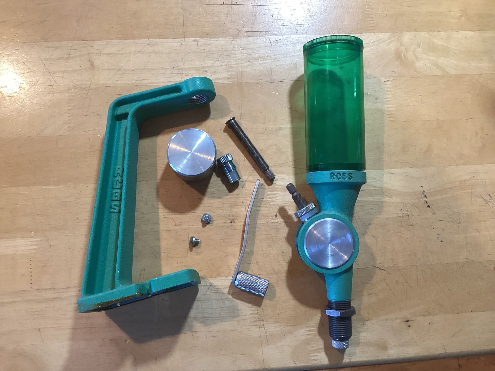 RCBS Uniflow powder measure and stand