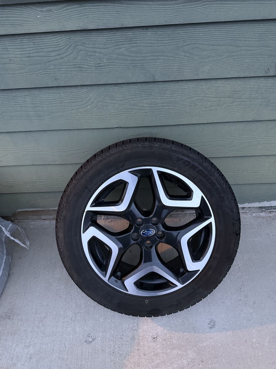 Subaru Wheels With New Yokohama Tires