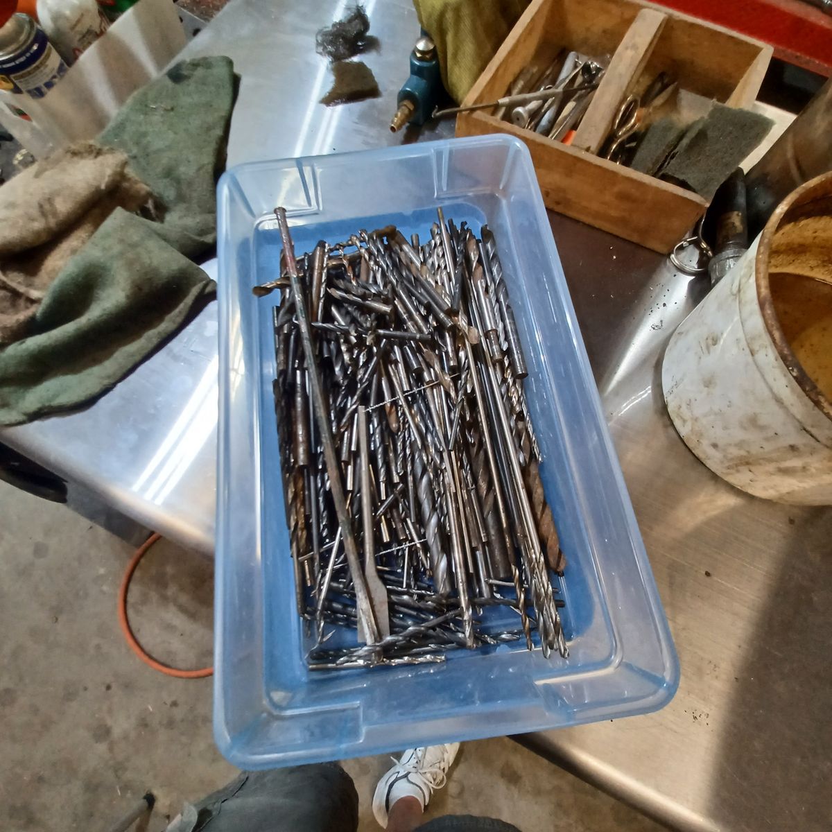 Box of drill bits