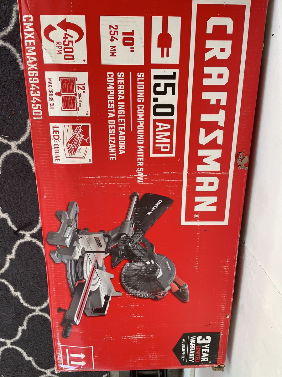 Craftsman 10” compound miter saw