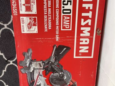 Craftsman 10” compound miter saw