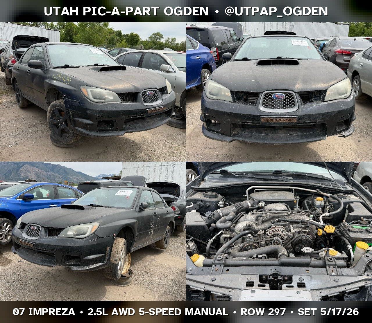 2007 Subaru Impreza GD Parts - UTPAP Ogden