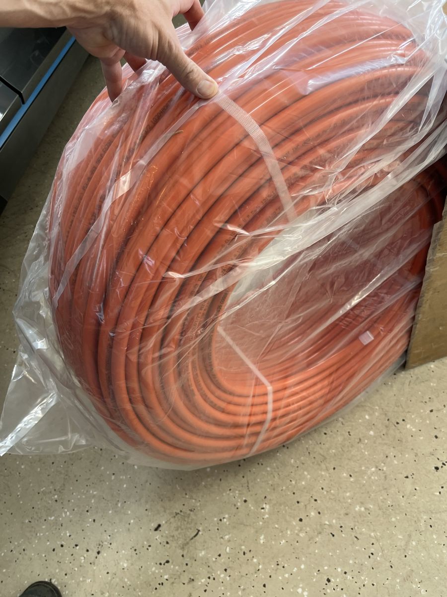 Orange PEX-AL-PER Pipe ASTM F1281 CSA B 137.10 1/2" - New Rolled Plumbing Tubing