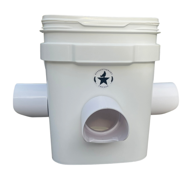 New Waste-proof Rain-proof Mouse-proof Chicken Feeder 6.5 Gallon 37 lbs