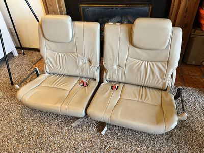 Lexus gx 470 third row seats tan