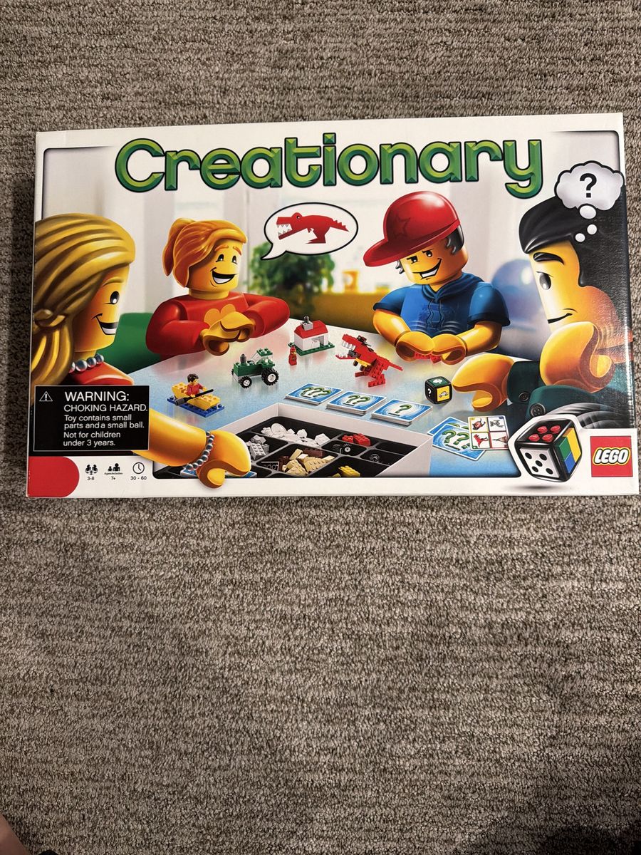 LEGO Creationary Board Game - Build & Guess Family Fun, Ages 7+
