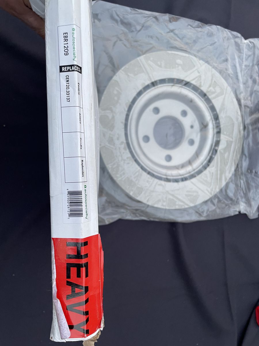 Power Stop Uncoated Brake Rotor EBR1209 AutoSpecia