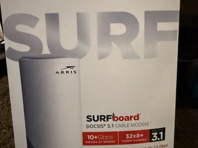 ARRIS SURFboard S33 DOCSIS 3.1 Multi-Gigabit Cable Modem