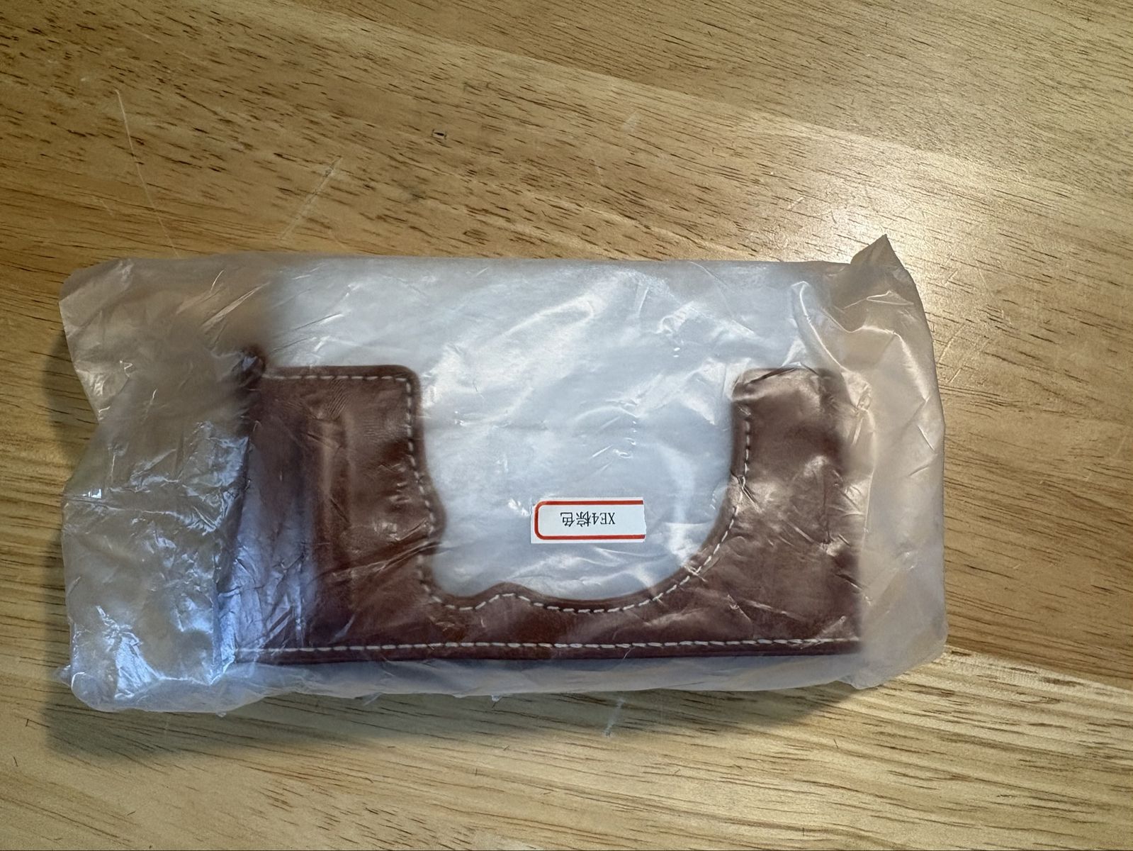 Leather half case for Fuji X – E4