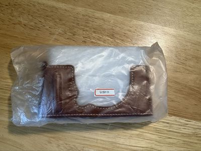 Leather half case for Fuji X – E4