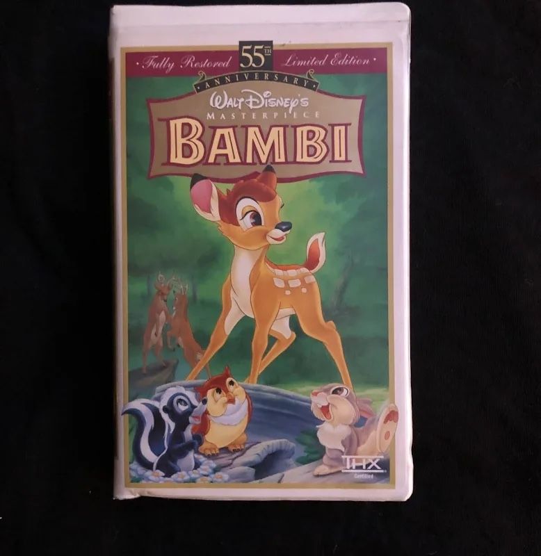 Bambi 55th Anniversary Vhs Rare