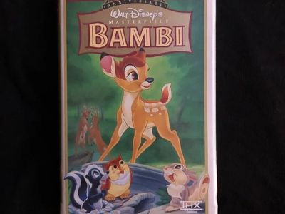 Bambi 55th Anniversary Vhs Rare