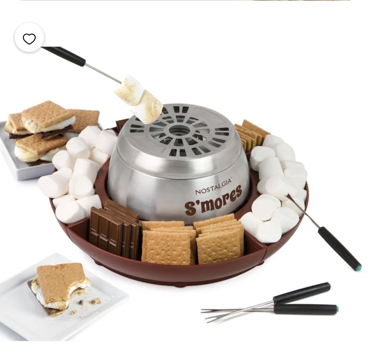 Nostalgia Stainless Steel S’mores Maker