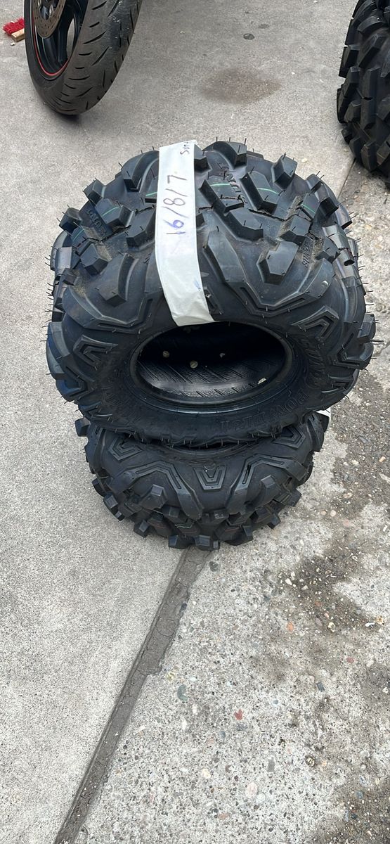 16X8-7 NEW SUNF POWER PAIR OF TIRES