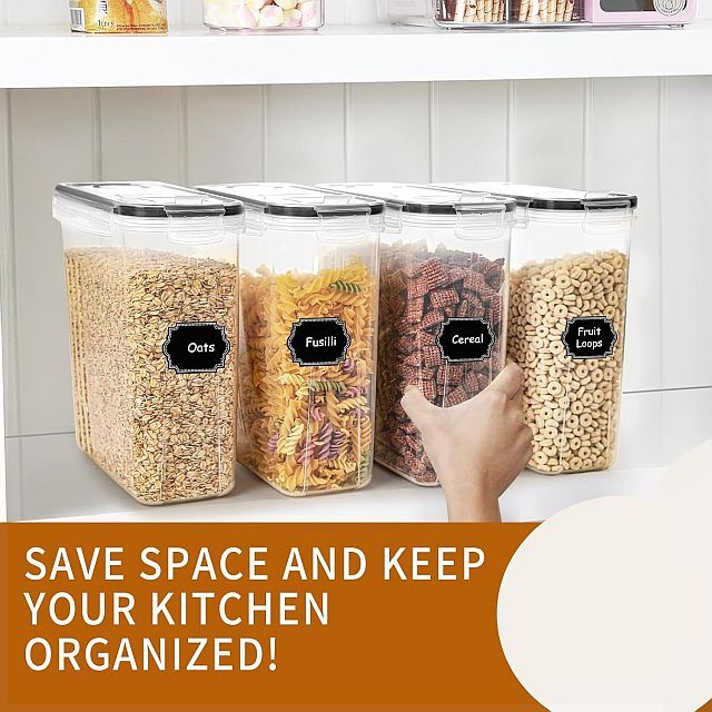 4PCS Airtight Food Storage Containers with Lids