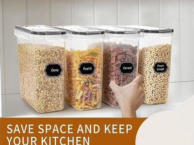 4PCS Airtight Food Storage Containers with Lids