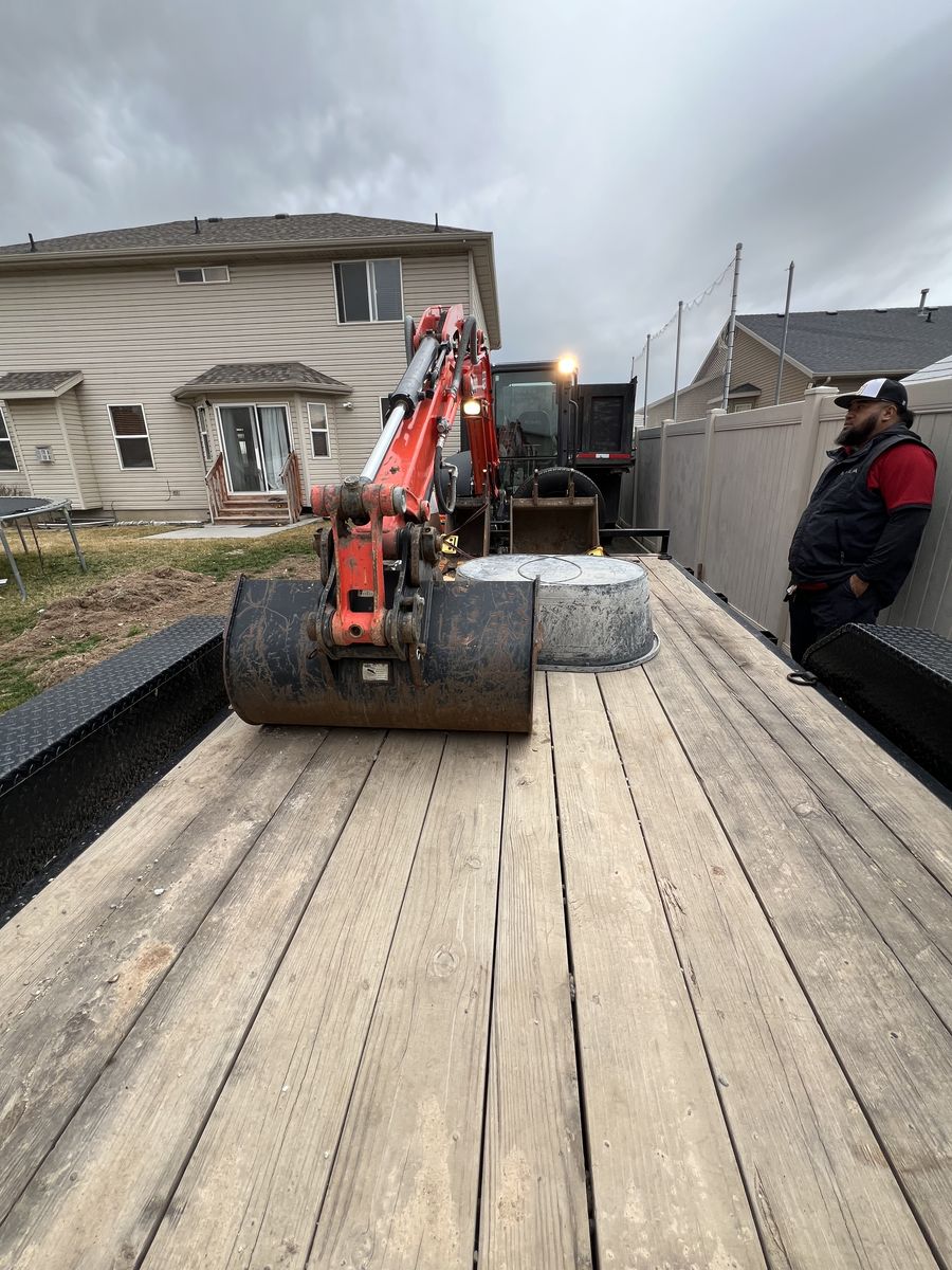 Equipment Flatbed Trailer
