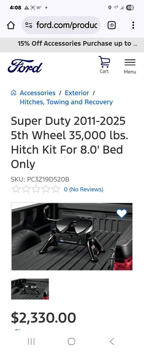 Super Duty 2011-2025 5th Wheel Hitch