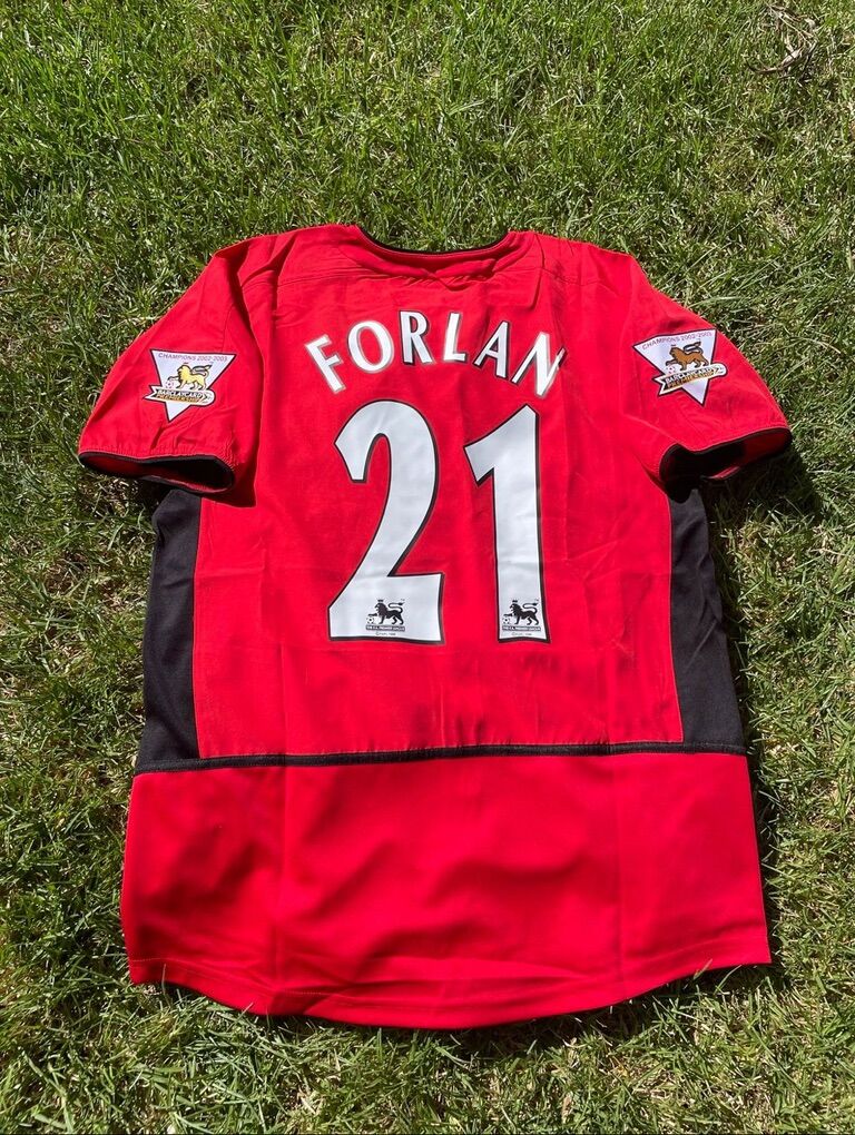 Forlan #21 | XL | Man United 2003-04 Home Jersey