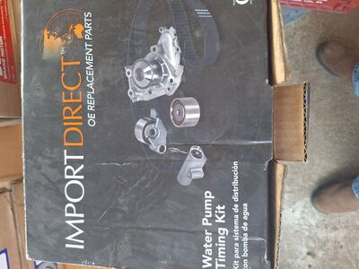 timing belt and water pump