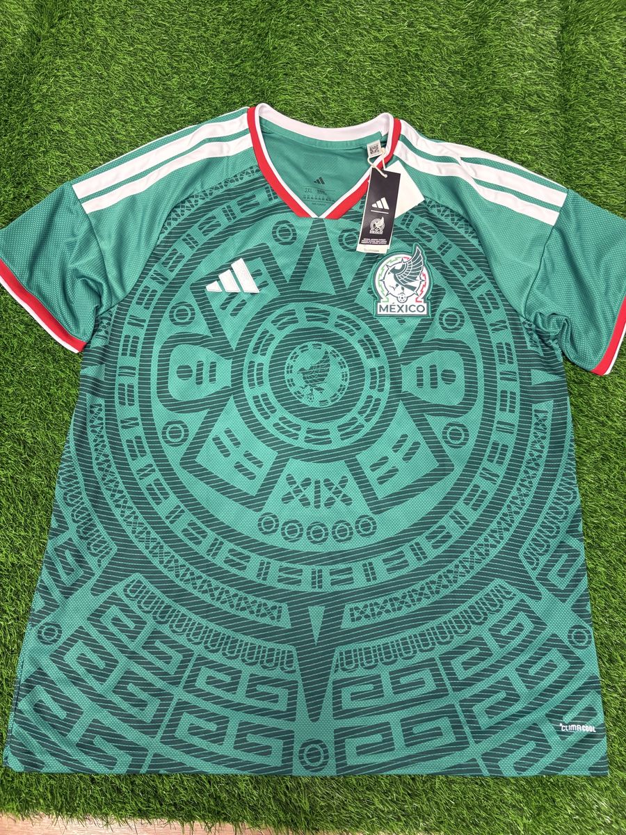 Adidas Mexico National Team Aztec Graphic Soccer Jersey Size 2XL New with Tags