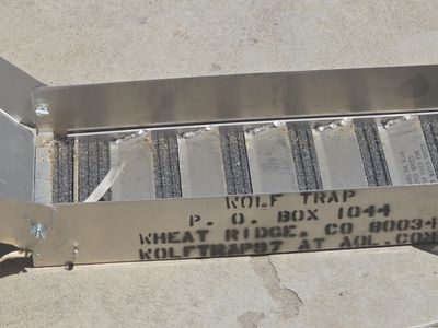An Original Wolf Trap Aluminum Sluice Box for Gold Prospecting