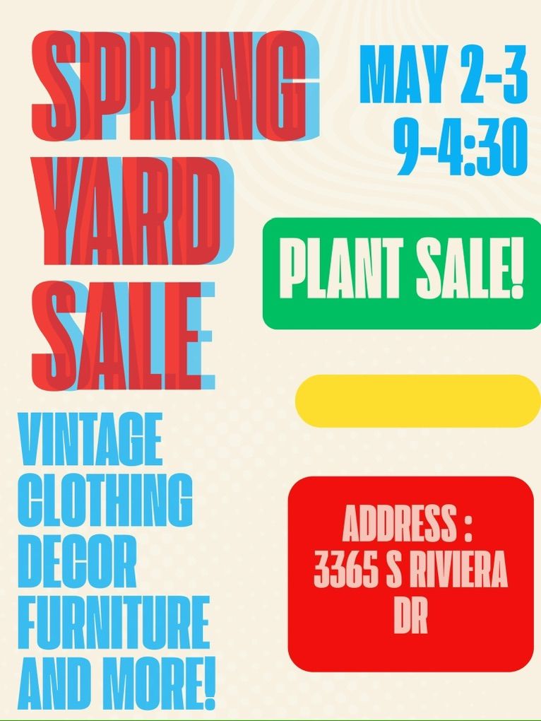 YARD SALE & PLANT SALE